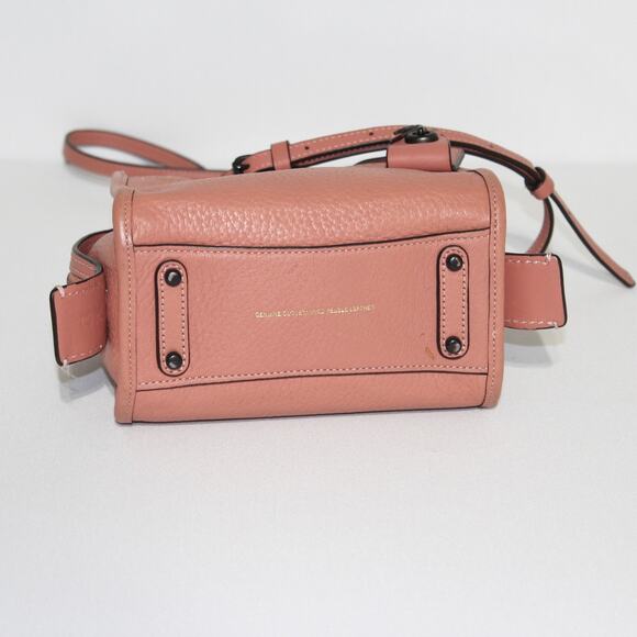 Coach Rogue 17 in Pewter Melon Pink Satchel Mini Bag - Picture 12 of 12